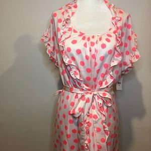 Betsey Johnson Robe & Slip Dress